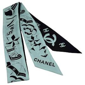 Foulard a nastro in seta Chanel Bandeau