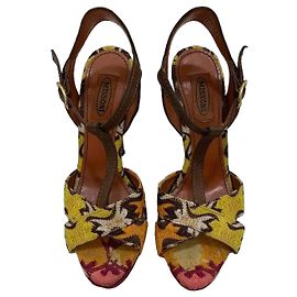 Sandali Missoni con tacco alto multicolore