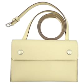 Hermès Portafoglio Walletbag Hermesnap in pelle Epsom Giallo Milton