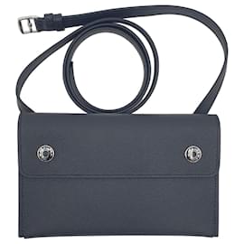 Hermès Hermesnap Portafoglio Nero Pelle Epsom