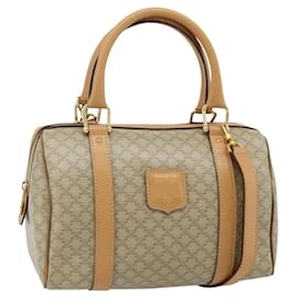 Céline Borsa CELINE Macadam Canvas PVC 2way Beige Gold Autentica 178288A