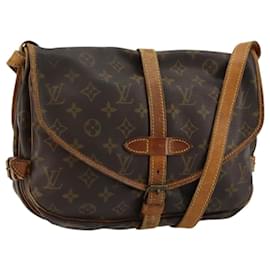 LOUIS VUITTON Borsa a Spalla Monogram Saumur 30 M42256 LV Auth ka4312