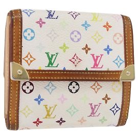 LOUIS VUITTON Portafoglio per Banconote e Carte di Credito Multicolor M92983 Auth hk3761