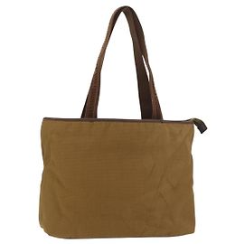 Borsa SAINT LAURENT in tela marrone Auth 180089