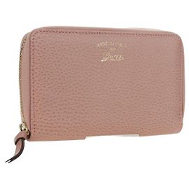 Portafoglio GUCCI Swing in pelle rosa 354497 Auth am11608V