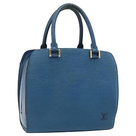 Borsa LOUIS VUITTON Epi Pont Neuf Blu M52055 LV Auth ka4330A