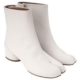 Maison Martin Margiela Stivaletti in pelle Tabi Maison Margiela 30mm Bianco Donna EU 38