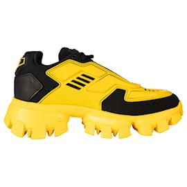 Baskets Cloudbust Thunder Knit Prada Jaune Noir Homme EU 39.5