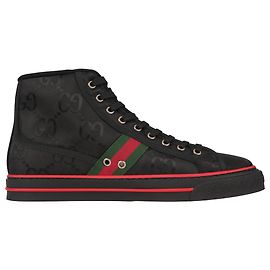 Sneakers alte Gucci Tennis 1977 Off The Grid in nylon nero da uomo EU 43