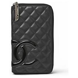 Portafoglio lungo stile Cambon nero Chanel