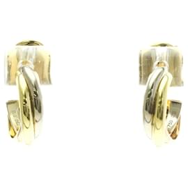 Boucles d'oreilles demi-créoles Trinity de Cartier