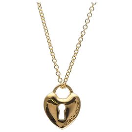 Tiffany & Co Collana Tiffany Mini Lock Heart in oro rosa