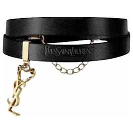 Bracelet en cuir Yves Saint Laurent YSL