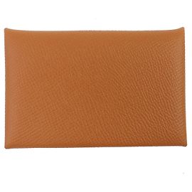 Hermès Tarjetero Calvi en piel Epsom Hermes
