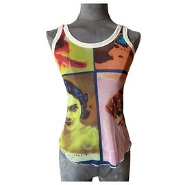 Jean Paul Gaultier Camiseta sin mangas Mesh Andy Warhol "El Sacro de la Primavera"