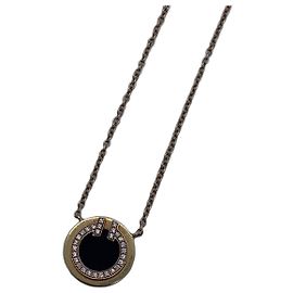 Collana con Pendente Tiffany & Co. T Series Agata Nera e Diamanti