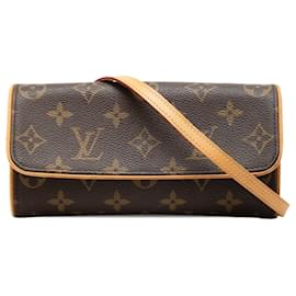 Louis Vuitton Pochette Twin PM Marrone Monogram