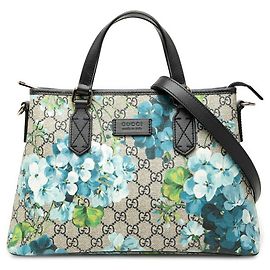 Borsa Gucci Beige GG Supreme Blooms
