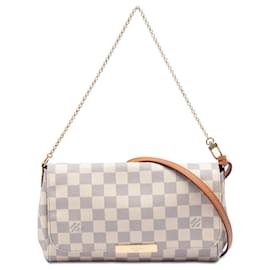 Louis Vuitton White Damier Azur Favorite MM