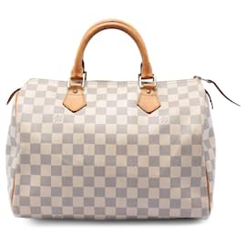 Louis Vuitton White Damier Azur Speedy 30