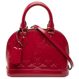 Louis Vuitton Alma BB in monogramma vernis rosso