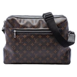 Borsa a tracolla Louis Vuitton Brown Monogram Macassar Torres