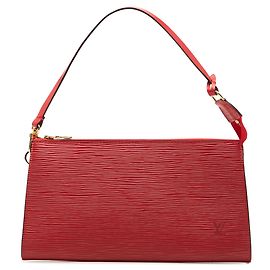 Louis Vuitton Pochette Accessoires in Epi rosso