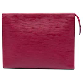 Beauty case Louis Vuitton in Epi Toile rosa 26