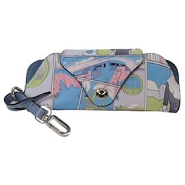 Prada James Jean Comic Print Leather Glasses Case