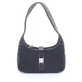 Bolso de mano en cuero negro para mujer Salvatore Ferragamo