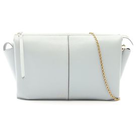 Céline Borsa a tracolla trifold Celine blu