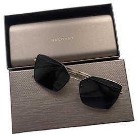 Bulgari Bvlgari Sonnenbrille Schwarz Gold