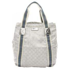 Gucci GG Canvas Sherry Line Tote Bag