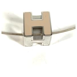 Collier à chaîne avec logo Hermes Cage d'H H Cube - Hermès