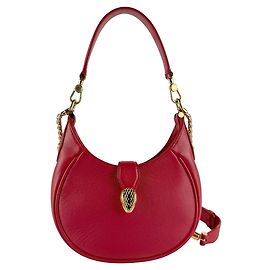 Bulgari Borsa a mano Serpenti Forever in pelle rossa Bvlgari