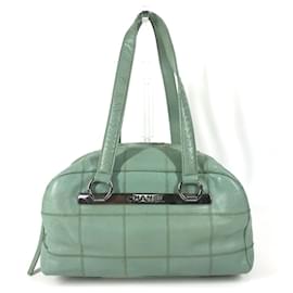 Mini borsa Boston Chanel blu