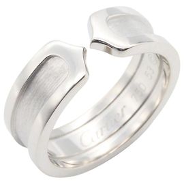 Cartier C2 Small Band Ring aus 18K Weißgold