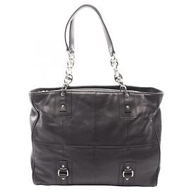 Borsa Tote in pelle nera Salvatore Ferragamo