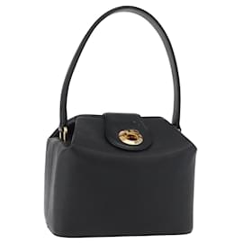 Borsa GIVENCHY in pelle nera con dettagli dorati Auth 180008 - Givenchy