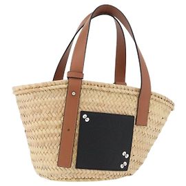 LOEWE Piccolo Cesto My Neighbor Totoro Makkuro Kurosuke in Raffia Autentico 179718SM