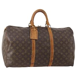 LOUIS VUITTON Borsa Boston Monogram Keepall 50 M41426 LV Auth 152781