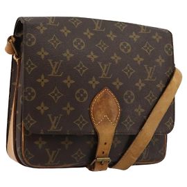 LOUIS VUITTON Borsa a Spalla Monogram Cartouchiere GM M51252 LV Auth 177596