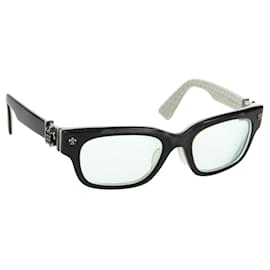 Chrome Hearts BS Flare BANGADANG II Sonnenbrille Kunststoff Schwarz Auth 176795SM