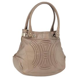 Céline Borsa a Spalla CELINE in Pelle Beige Oro Autentica 179469