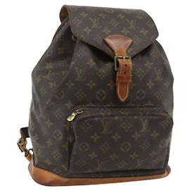 LOUIS VUITTON Monogram Montsouris GM Rucksack M51135 LV Auth hk3755