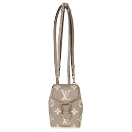 Louis Vuitton Tourterelle Empreinte Giant Monogram Tiny Backpack