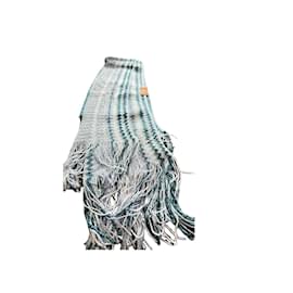 Écharpe Missoni en laine et lurex avec franges