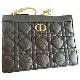 Bolso bandolera Dior Caro de cuero acolchado