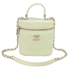 Chanel AS1626 Lambskin Trendy CC 2-Way Vanity Shoulder Bag