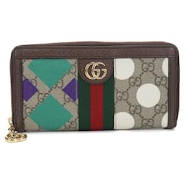 Gucci Ophidia runder Reißverschluss-Geldbeutel